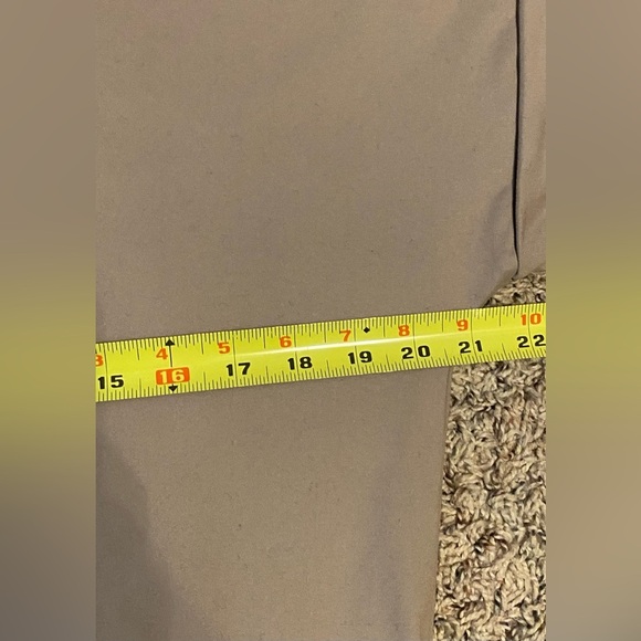 Zenana Rolled Short Sleeve V-Neck Dress with Pockets. Mocha. Size Small - Picture 6 of 7